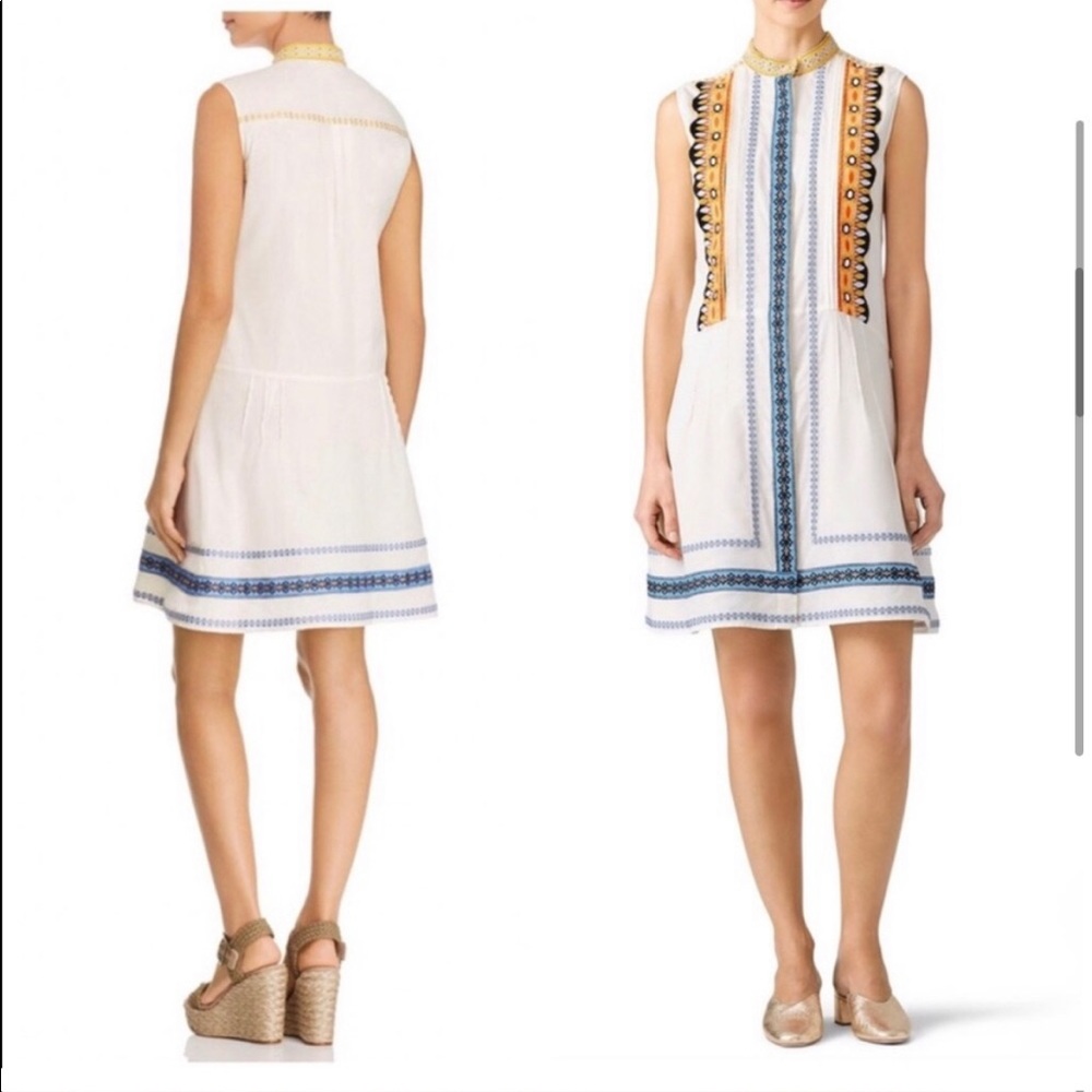 Tory Burch Adriana Embroidered Dress